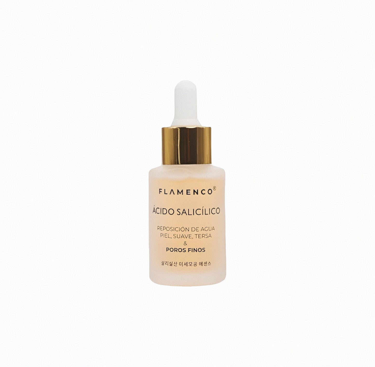 Reposición del agua, hidratación profunda,Serum de ácido salicílico Flamenco 30ml $7.000