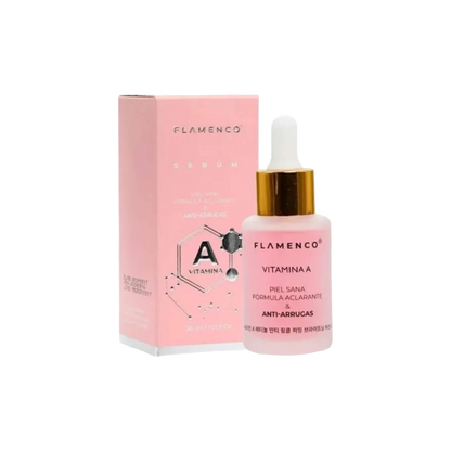 Regeneración del colágeno de la piel, Serum de vitamina A Flamenco 30ml $7.000