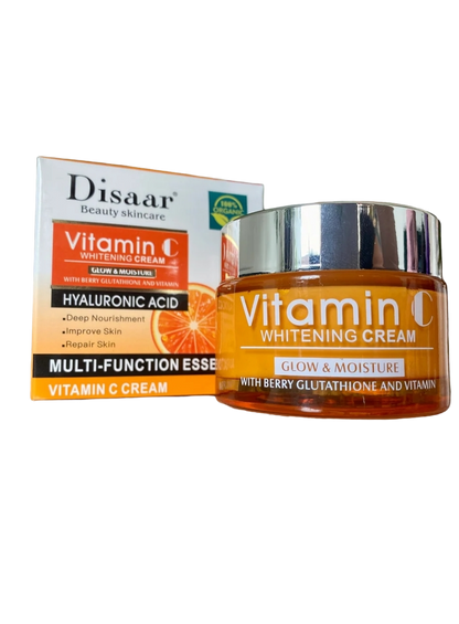 Crema con Ácido Hialurónico, enriquecida con vitamina C 50g $7.000