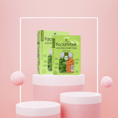 Reparación rápida de la piel, Mascarilla de Aloe vera y Maíz dulce -Fruit of the Wokali- Oferta $499